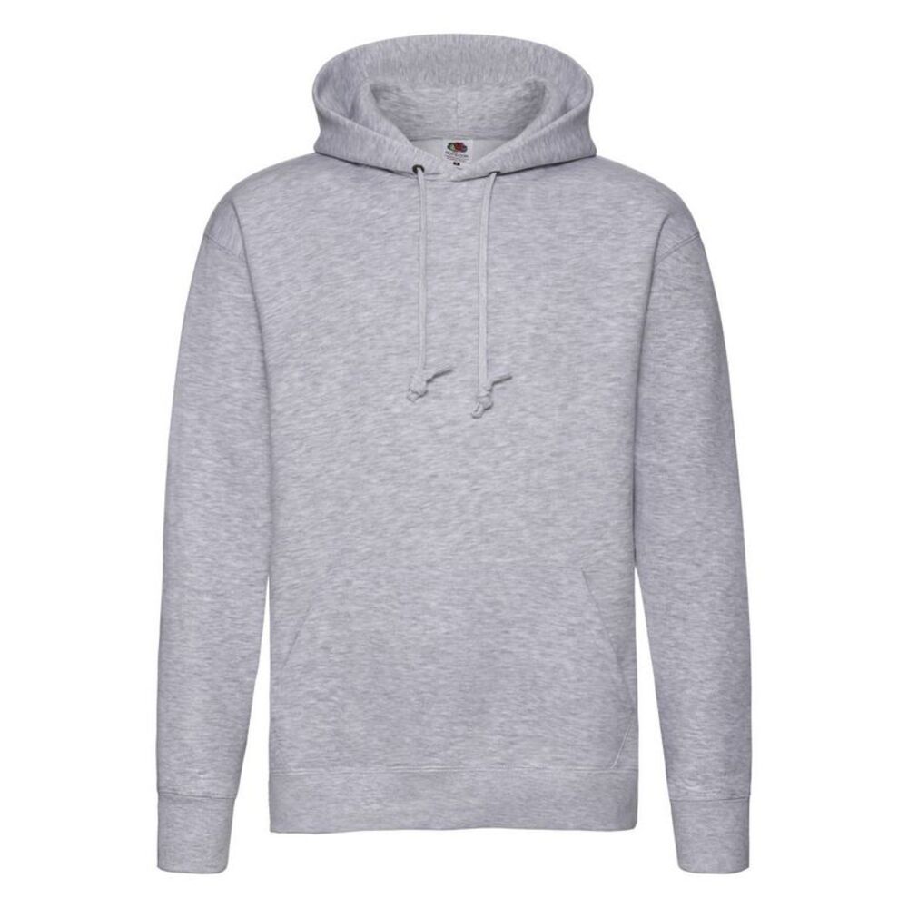 Fruit of the Loom Mens  Hoodie / Heather Grey